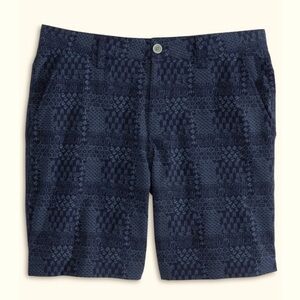 Southern Tide True Navy Ikat Print T3 Gulf 9 Inch Performance Short